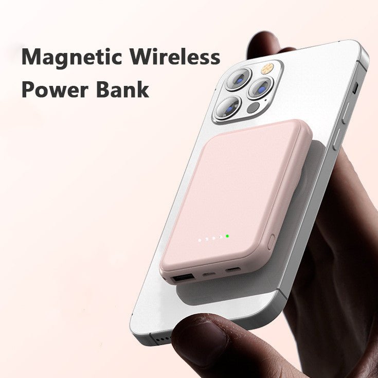 Mini Fast Charging Magnetic Wireless Power Bank 5000 MAh Portable - pokemacf7244b987d8c20c710bb0c315644920