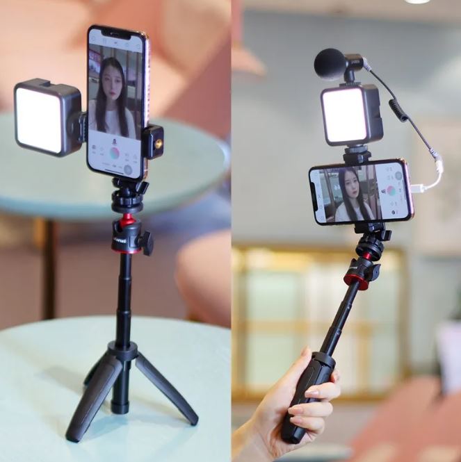 Mobile Phone Vlog Selfie Stick Short Video Live Fill Light Bracket - pokemaMobile Phone Vlog Selfie Stick Short Video Live Fill Light Bracket