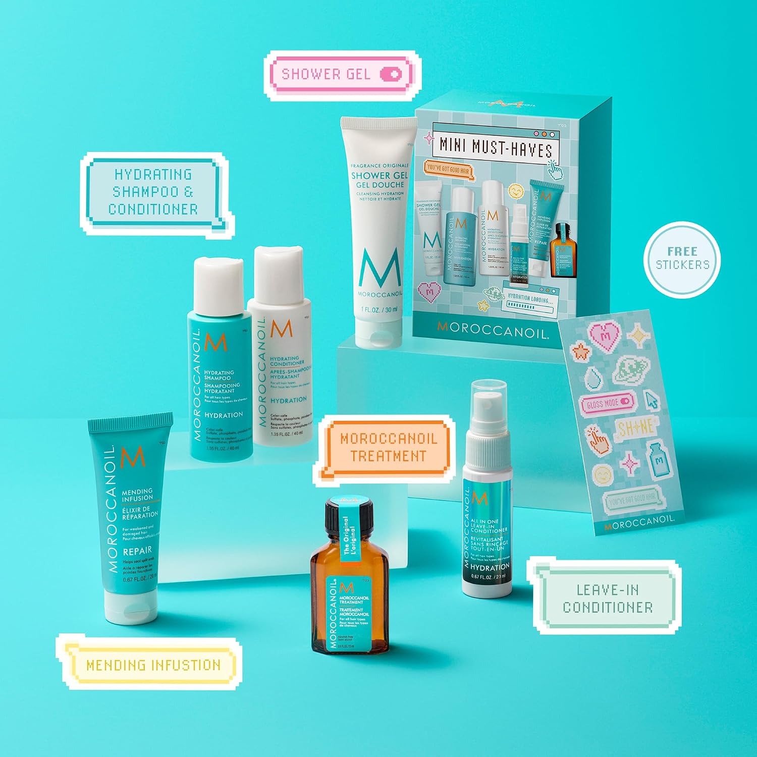 Moroccanoil Mini incontournables - Ensemble d'échantillons de luxe - pokemaMoroccanoil Mini incontournables - Ensemble d'échantillons de luxe