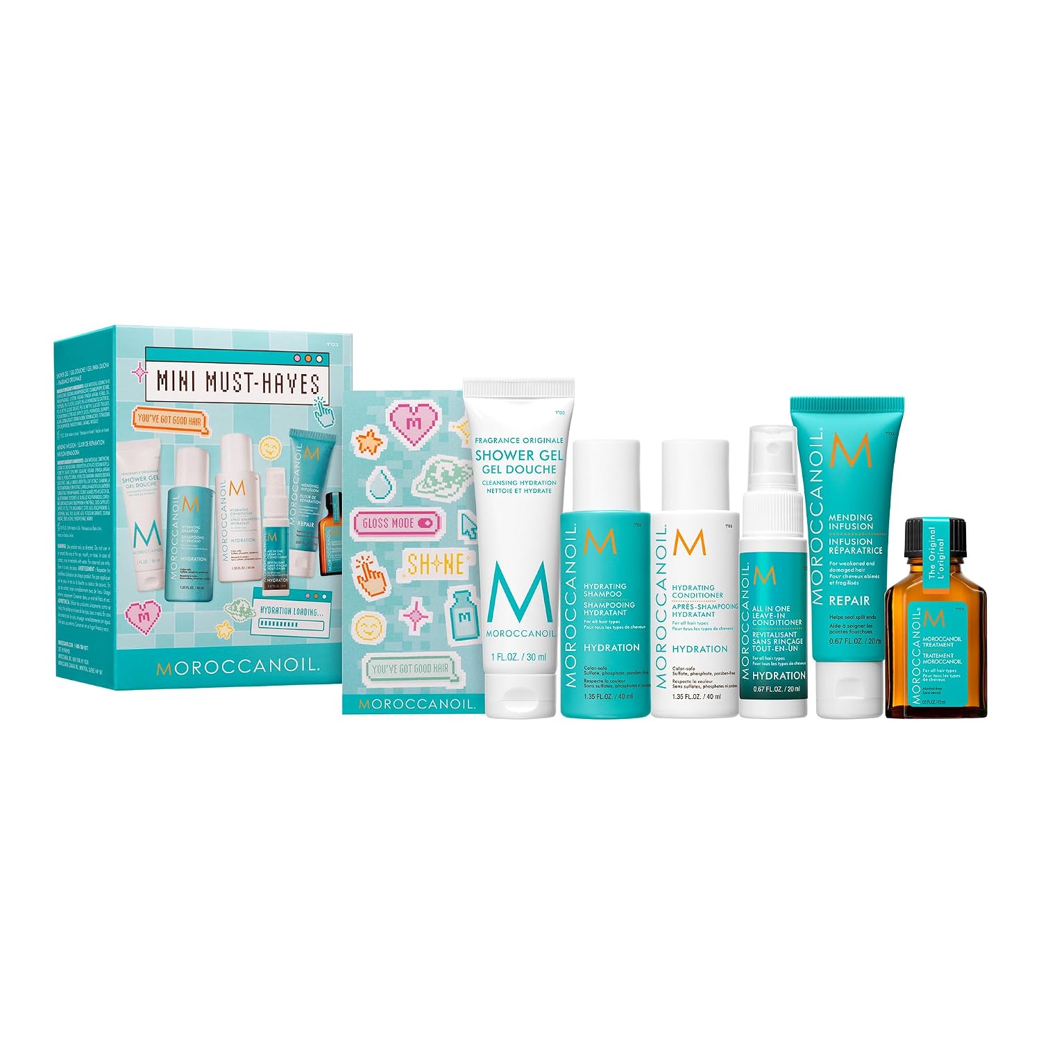 Moroccanoil Mini incontournables - Ensemble d'échantillons de luxe - pokemaMoroccanoil Mini incontournables - Ensemble d'échantillons de luxe
