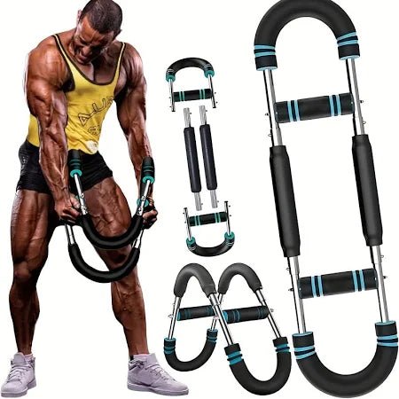 Multi-functional U-shaped Arm Strengthener Chest Trainer Adjustable Forearm Strength Exerciser Home Gym Equipment Bodybuilding - pokema843a7fca1390f8f97c447d00475b3ec5