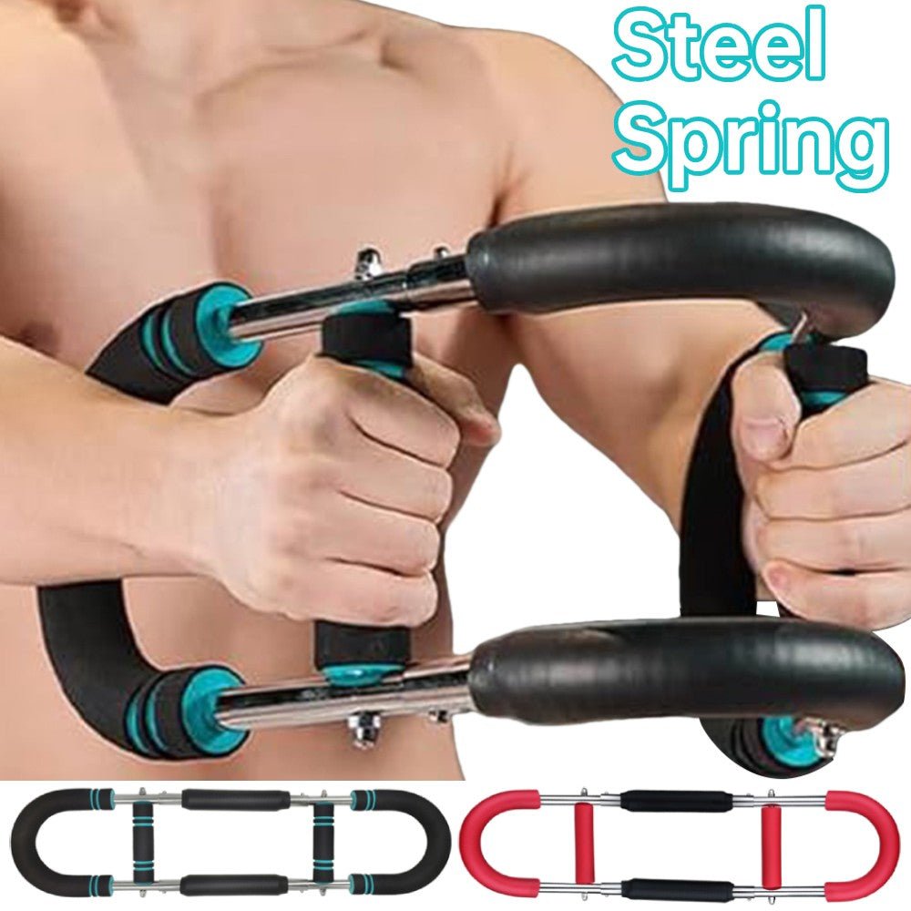 Multi-functional U-shaped Arm Strengthener Chest Trainer Adjustable Forearm Strength Exerciser Home Gym Equipment Bodybuilding - pokemab549da0ef2c47c6a09a161ff133fbc39