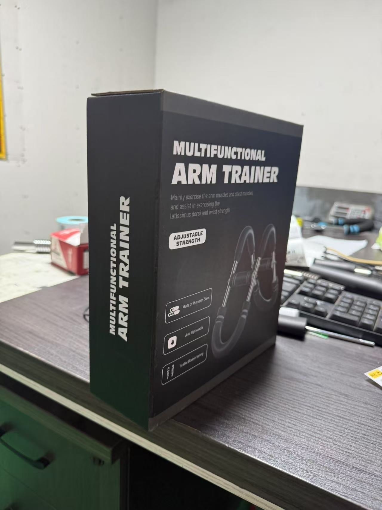 Multi-functional U-shaped Arm Strengthener Chest Trainer Adjustable Forearm Strength Exerciser Home Gym Equipment Bodybuilding - pokema21e2220f080ed956a16df2a5c09f4b84