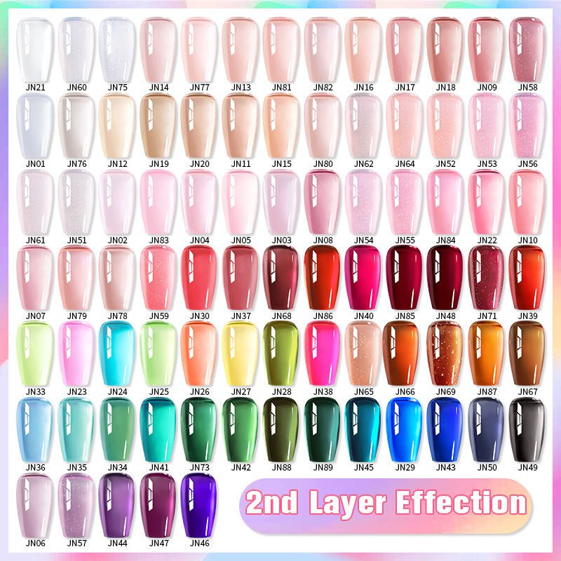 Nail Polish Transparent Color UV Polish Jelly Phototherapy Plastic - pokema31da6063a66580d11ed6beac7f489461