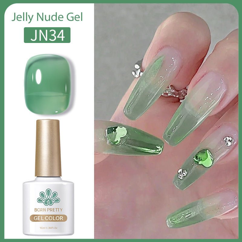 Nail Polish Transparent Color UV Polish Jelly Phototherapy Plastic - pokema9be94cd46b2cc439b0ccd814a15bc572
