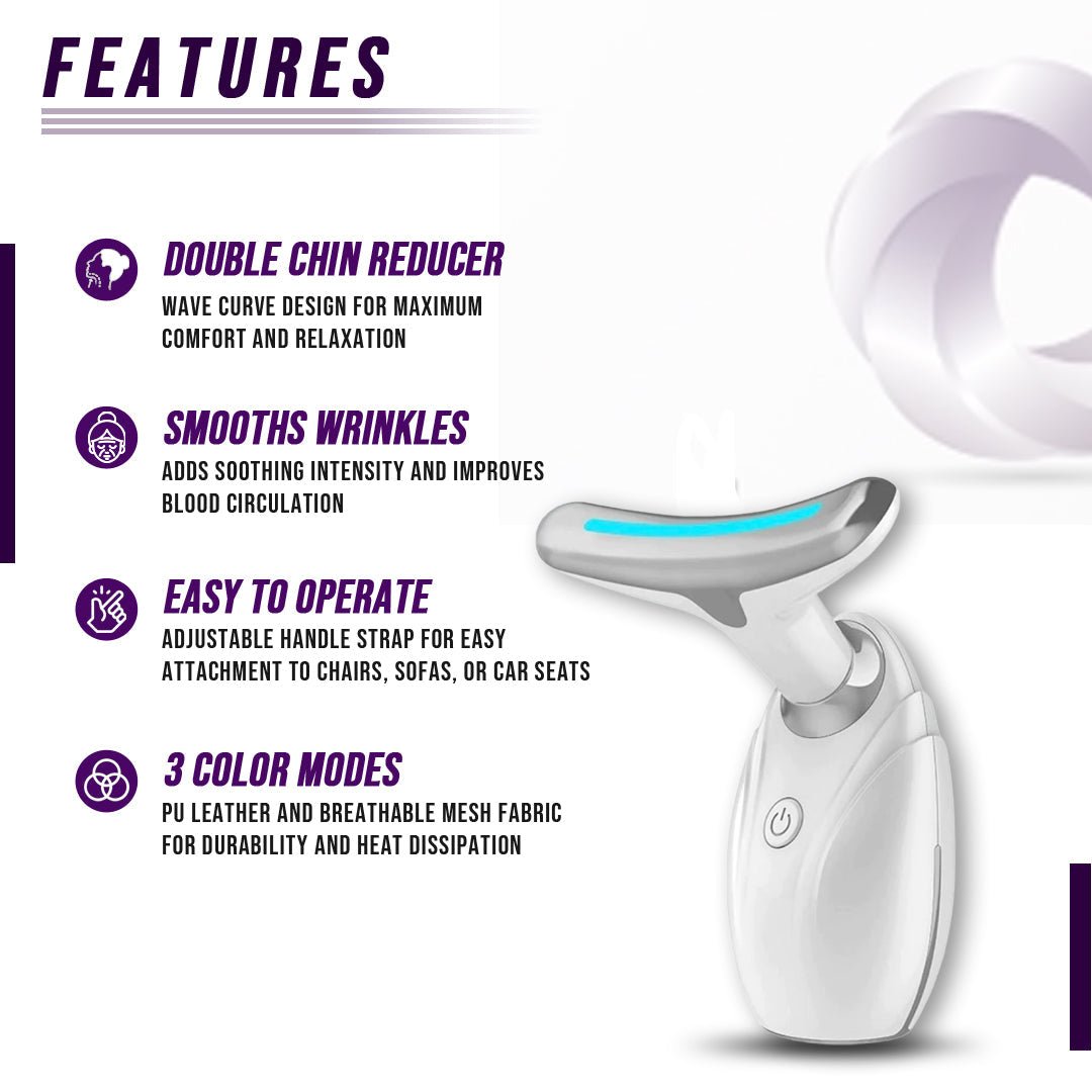 Neck & Face Lifting LED Therapy Device - pokemaNeck & Face Lifting LED Therapy Device