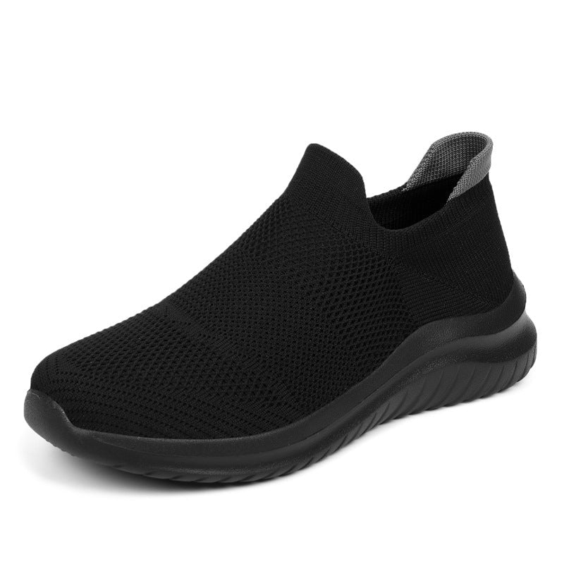 New Couple Flying Woven Socks Mouth Mesh Casual Sneakers For Women - pokema370521451299b20ab8896485906f72e