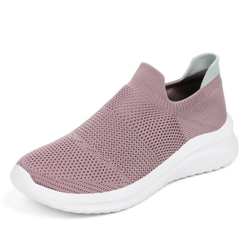 New Couple Flying Woven Socks Mouth Mesh Casual Sneakers For Women - pokemabbf03f5c0755abe8ad56e5700df891b9