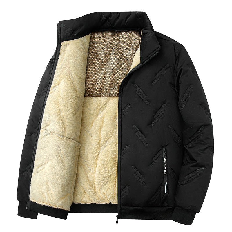 New Graphene-design Cotton Coat Winter Warm Thickened Fleece Jacket Fashion Casual Mens Clothing - pokemaa0abf46ff4517e1247695895746830b2