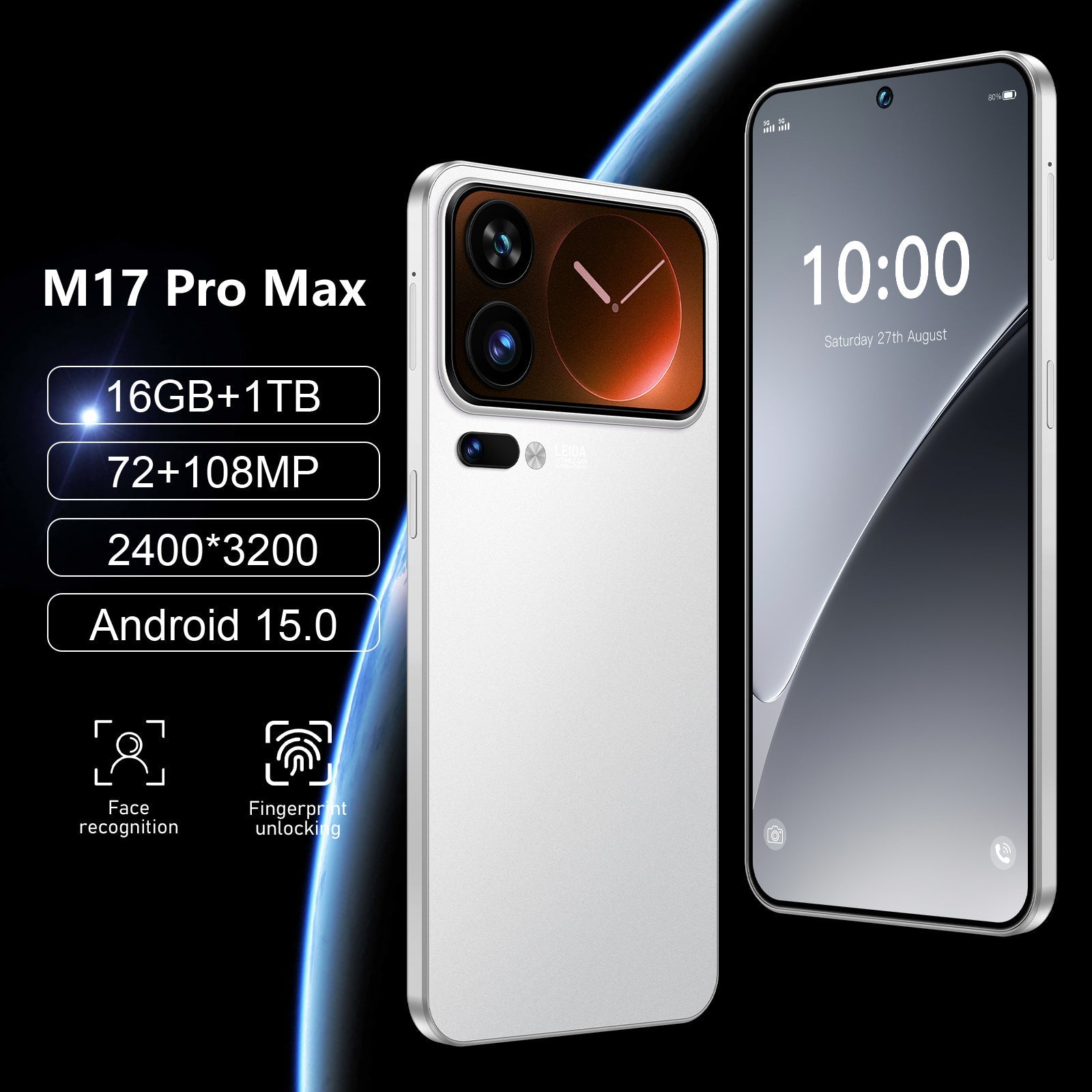 New M17 Pro Max Phone With A Large Screen - pokema62ed039c1d4549bb3c0028a8ee95c92a