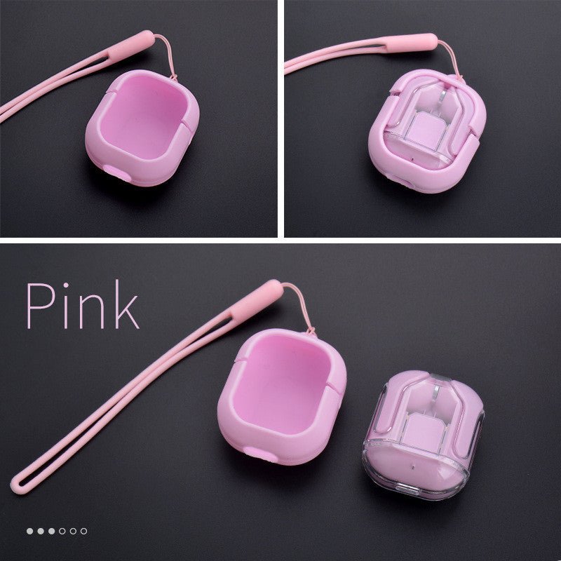 New Mini Transparent Wireless Bluetooth Headset Digital Display ENC Noise Reduction True Wireless Sports Music - pokemacd146ba54b8fff040f436db7a4002b97