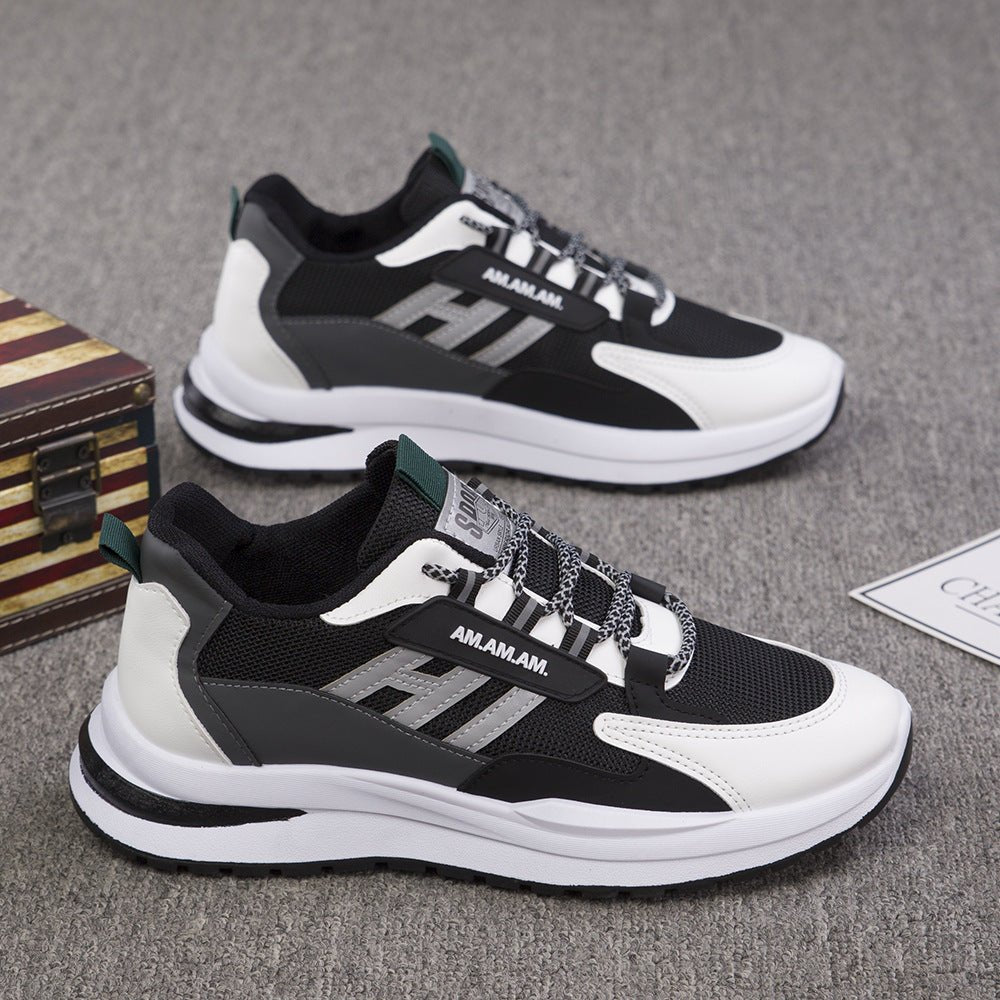 New Sneakers Men's Flying Weaving Mesh Surface Breathable Leisure Running Shoes - pokema2dfdeb845b11b5660bc18b06c8762cdf