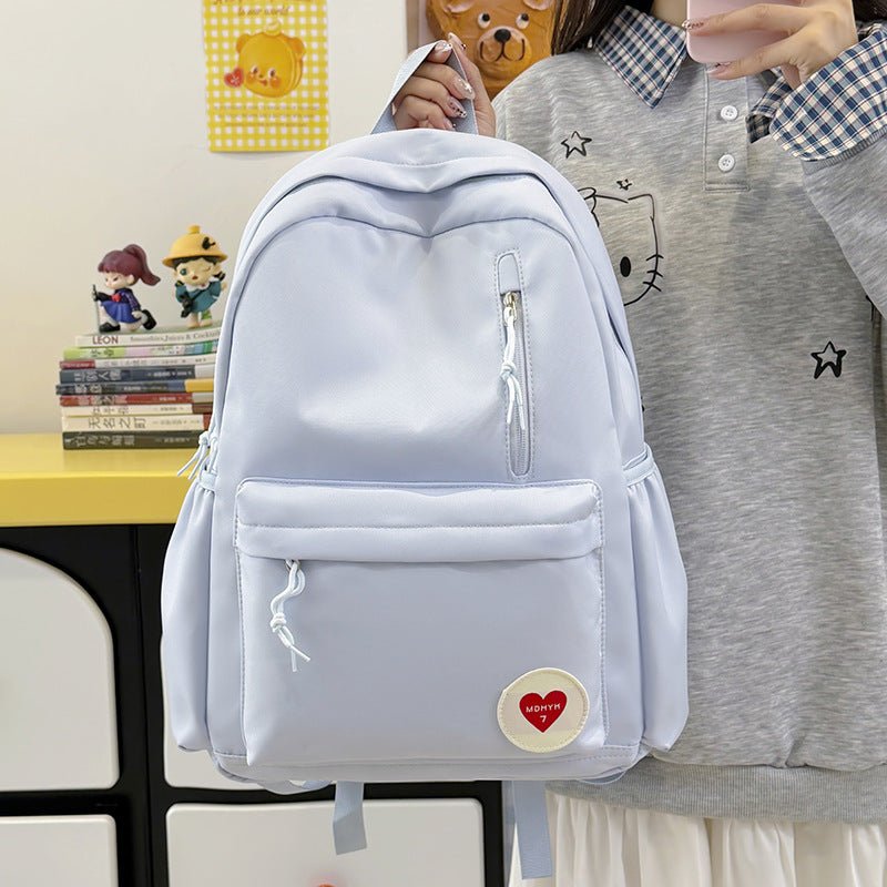 Niche Versatile Backpack Minimalist Casual High School Campus Bag - pokema9bd71ab3a1484150743b66059202cf57