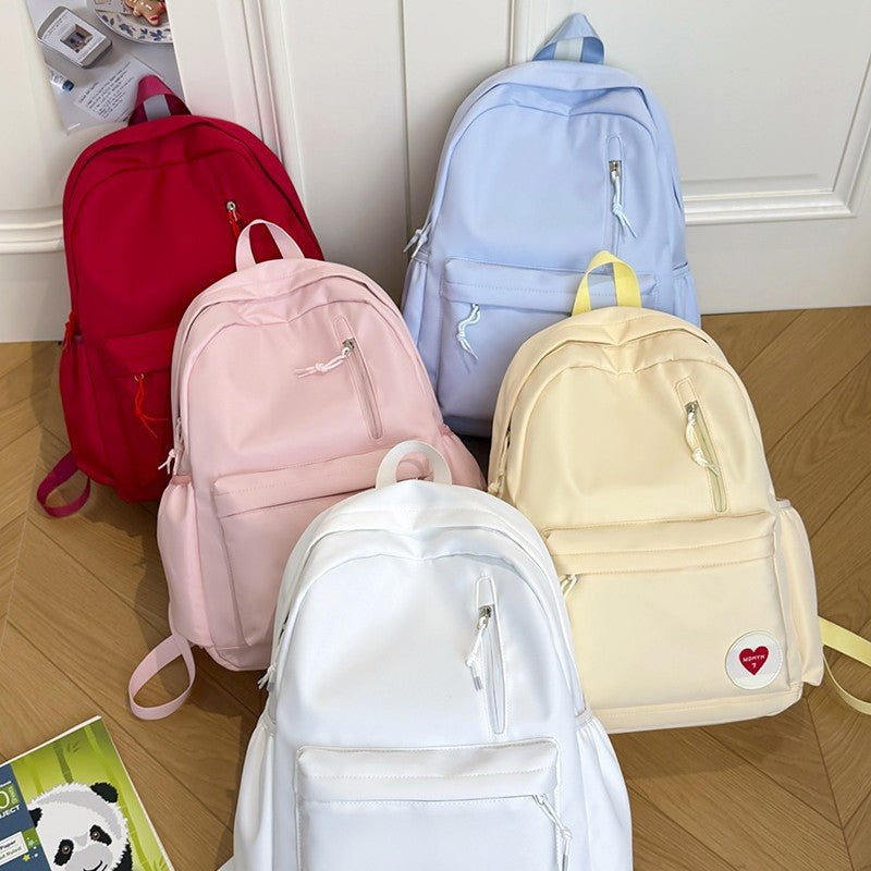 Niche Versatile Backpack Minimalist Casual High School Campus Bag - pokema289e8601d44d6495fa5563e5889e18cf