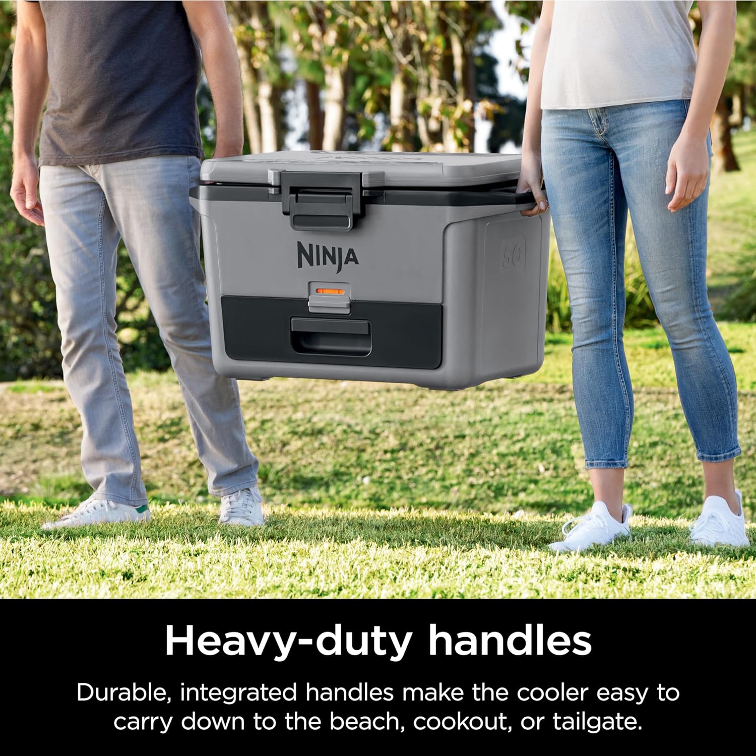 Ninja FrostVault 30qt Hard Cooler with Dry Zone, Integrated Fridge-Temp Dry Storage Drawer, Premium Heavy-Duty Insulated Cooler - pokemaNinja FrostVault 30qt Hard Cooler with Dry Zone, Integrated Fridge-Temp Dry Storage Drawer, Premium Heavy-Duty Insulated Cooler