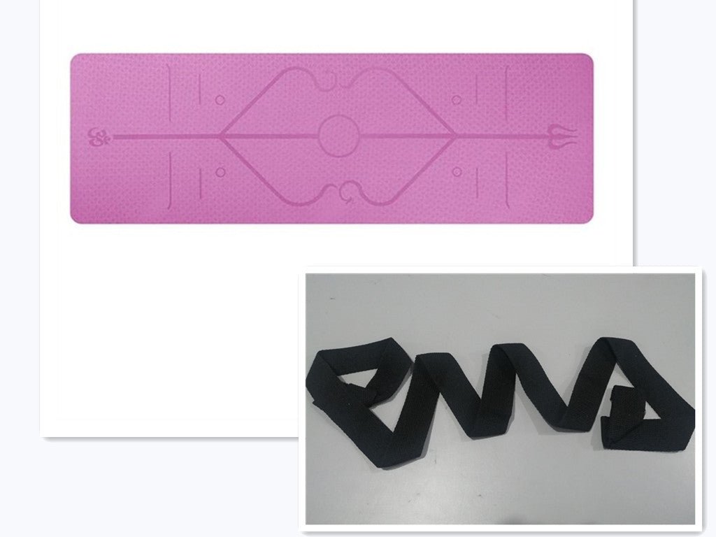 Non Slip TPE Yoga Mat Position Line Beginner - pokemaa6cf71f6b75c1c1ce5ef2cdaa8396de0