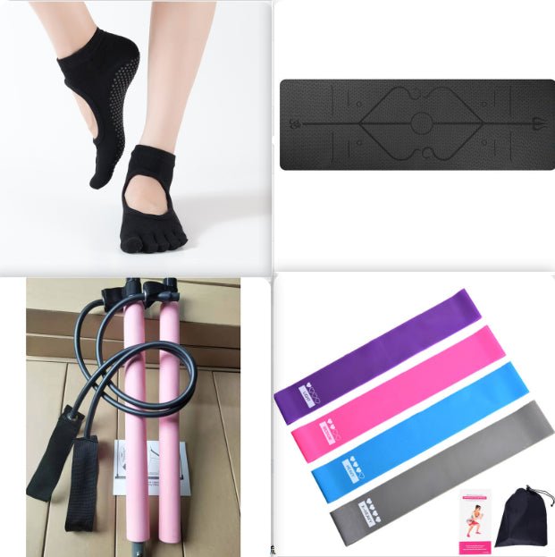Non Slip TPE Yoga Mat Position Line Beginner - pokemad96117dbe2d31a234edb65d0bd007bd0