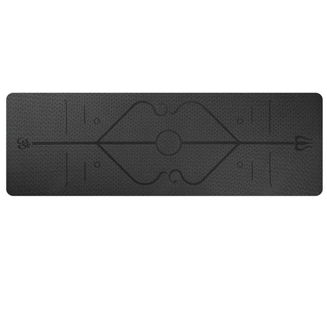 Non Slip TPE Yoga Mat Position Line Beginner - pokemabd20d516d9db97041f75fcf9cbb407bf