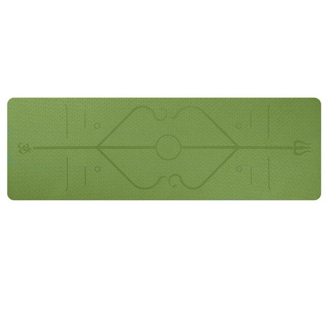 Non Slip TPE Yoga Mat Position Line Beginner - pokema6ce029d592c99629f5c26bd6c0244b39