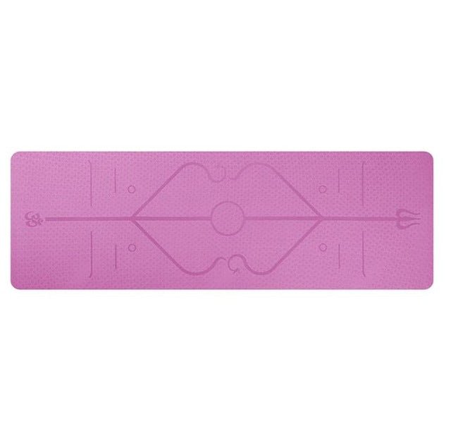 Non Slip TPE Yoga Mat Position Line Beginner - pokemac316fa7dfab30ebc98cf9312658585c5