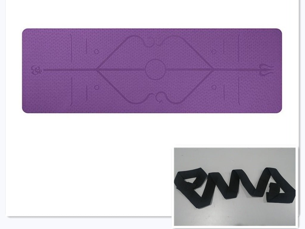 Non Slip TPE Yoga Mat Position Line Beginner - pokemaa4da062a827ac48bc24ea84d3eb8fd6e