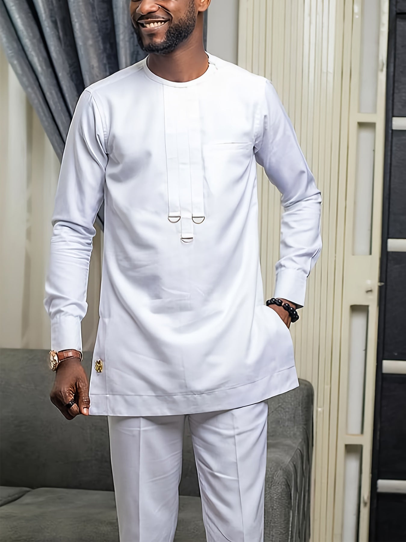 Not Hooded New African Men's Ethnic Suit - pokemaa03a25ef5ccde63662bfefa0d4a0ae14