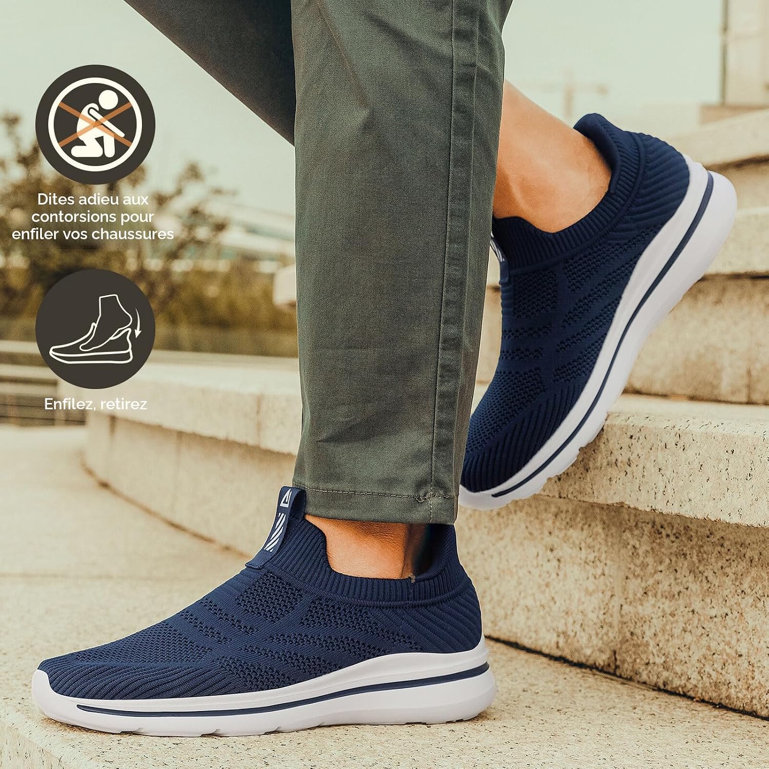 ODCKOI Chaussures à enfiler pour homme - Chaussures de marche sans lacets - Chaussures de tennis - Chaussures de course - Chaussures de sport - Chaussures de jogging - Chaussures de gym - Chaussures - pokemaODCKOI Chaussures à enfiler pour homme - Chaussures de marche sans lacets - Chaussures de tennis - Chaussures de course - Chaussures de sport - Chaussures de jogging - Chaussures de gym - Chaussures