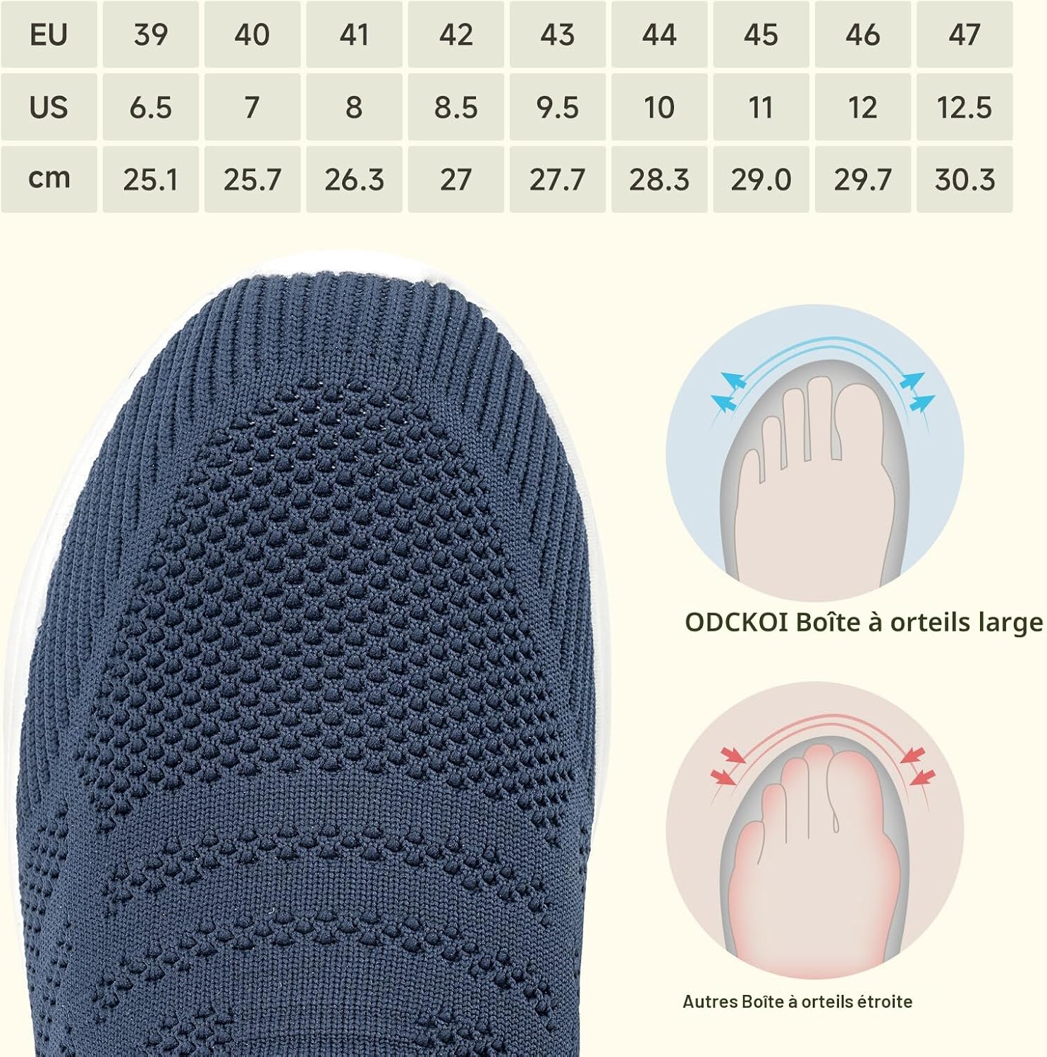 ODCKOI Chaussures à enfiler pour homme - Chaussures de marche sans lacets - Chaussures de tennis - Chaussures de course - Chaussures de sport - Chaussures de jogging - Chaussures de gym - Chaussures - pokemaODCKOI Chaussures à enfiler pour homme - Chaussures de marche sans lacets - Chaussures de tennis - Chaussures de course - Chaussures de sport - Chaussures de jogging - Chaussures de gym - Chaussures