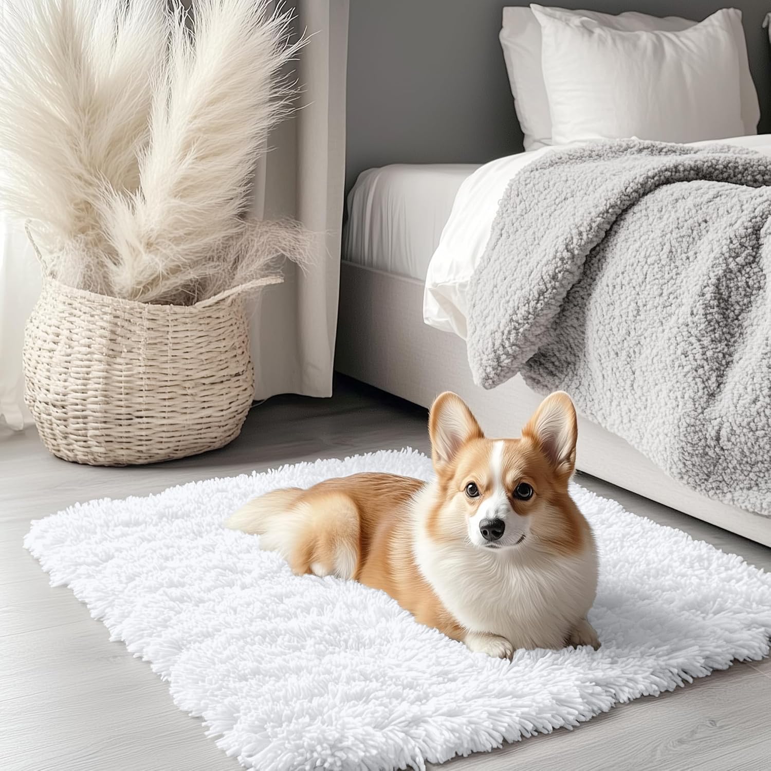 OLANLY Fluffy Area Rug for Living Room Bedroom, 5x8 Feet Soft Shaggy Non-Slip Carpet, Indoor Modern Plush Area Rugs for Kids Girls and Boys, Dorms, Nursery Rooms, Home Decor, Coffee - pokemaOLANLY Fluffy Area Rug for Living Room Bedroom, 5x8 Feet Soft Shaggy Non-Slip Carpet, Indoor Modern Plush Area Rugs for Kids Girls and Boys, Dorms, Nursery Rooms, Home Decor, Coffee