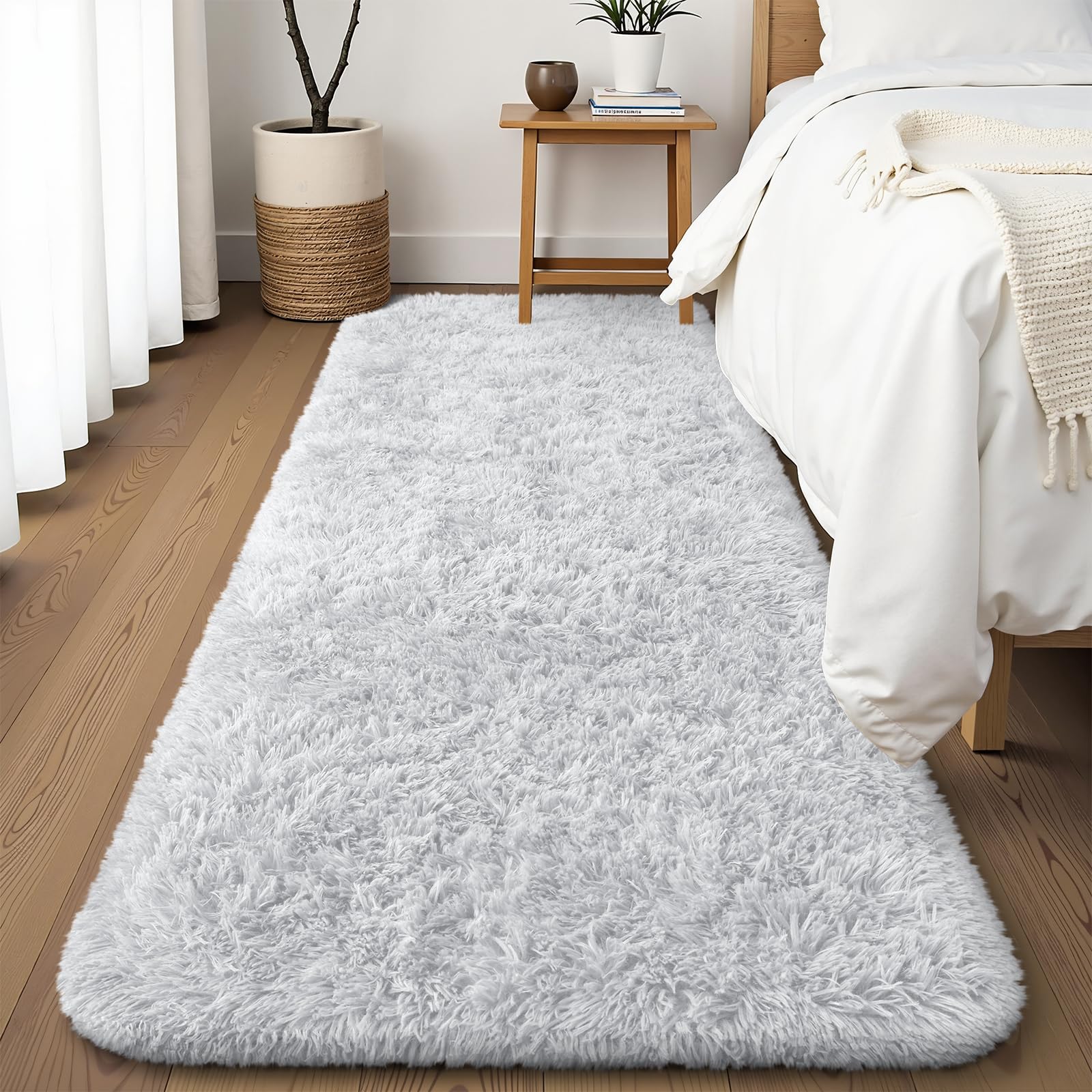 OLANLY Fluffy Area Rug for Living Room Bedroom, 5x8 Feet Soft Shaggy Non-Slip Carpet, Indoor Modern Plush Area Rugs for Kids Girls and Boys, Dorms, Nursery Rooms, Home Decor, Coffee - pokemaOLANLY Fluffy Area Rug for Living Room Bedroom, 5x8 Feet Soft Shaggy Non-Slip Carpet, Indoor Modern Plush Area Rugs for Kids Girls and Boys, Dorms, Nursery Rooms, Home Decor, Coffee