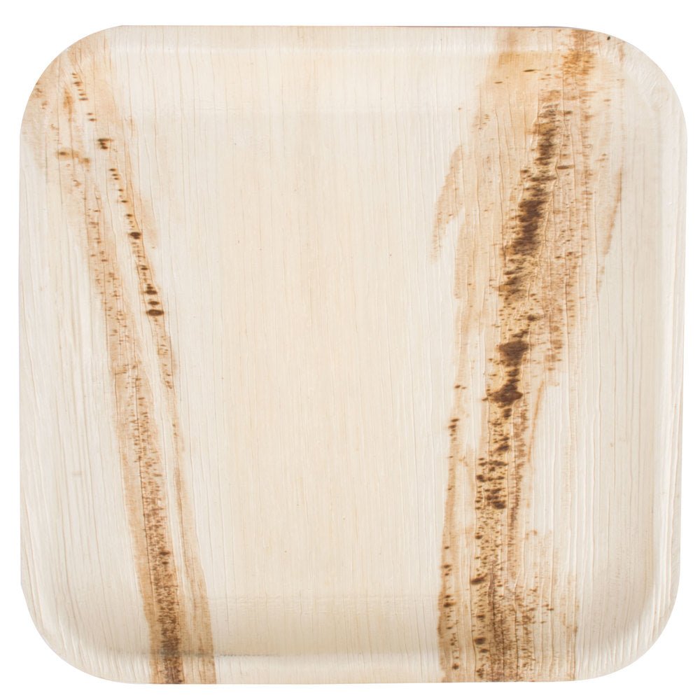 Palm Leaf Square Plates 10" Inch (Set of 25/50/100) - pokemaPalm Leaf Square Plates 10" Inch (Set of 25/50/100)