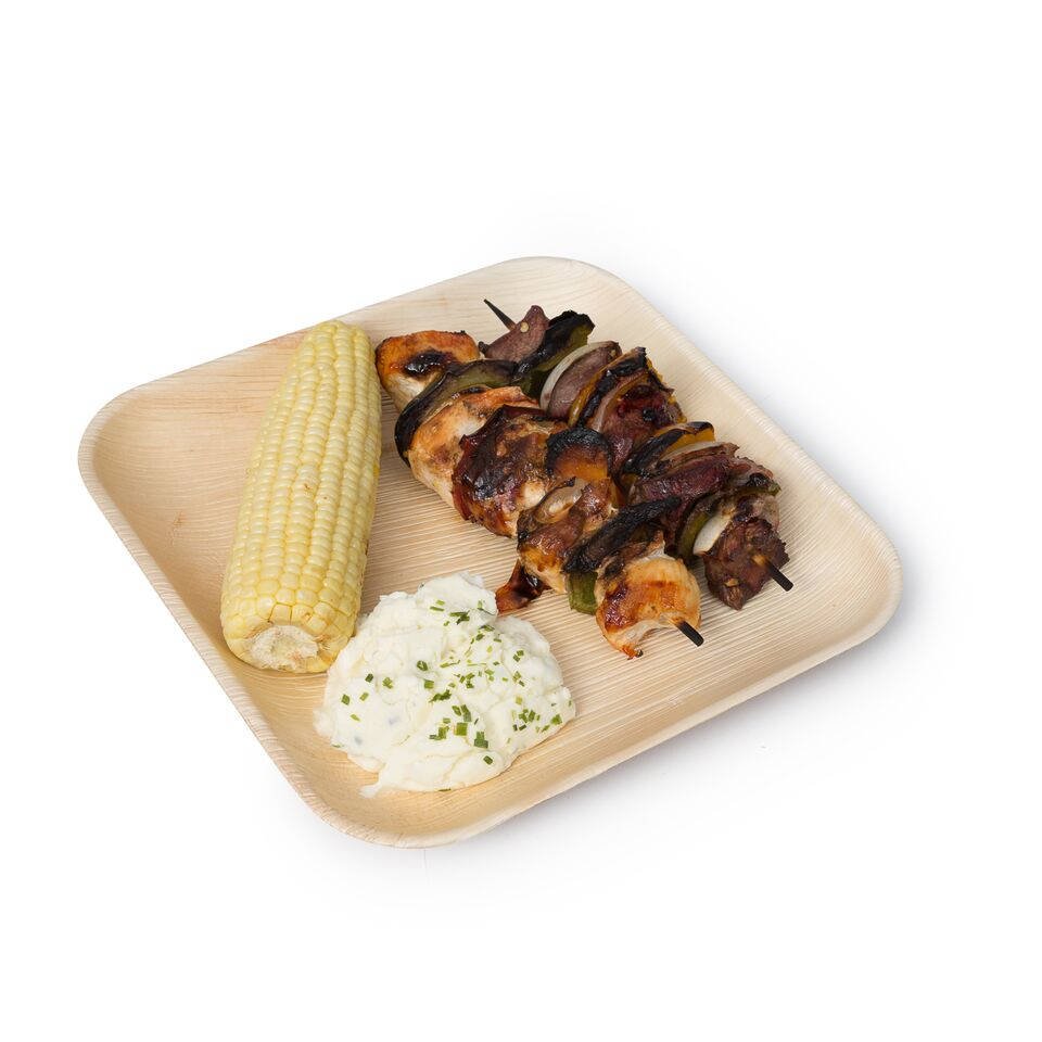 Palm Leaf Square Plates 10" Inch (Set of 25/50/100) - pokemaPalm Leaf Square Plates 10" Inch (Set of 25/50/100)