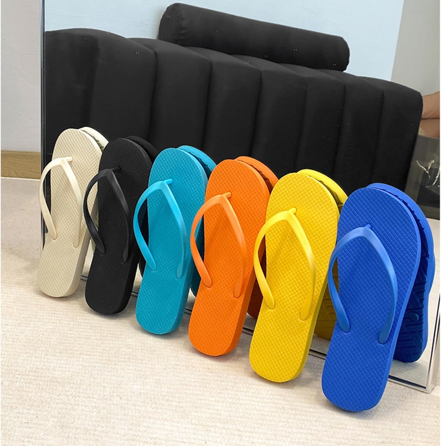 Pantoufles tongs pour homme et femme - Antidérapantes - Sandales de douche - Sandales d'été légères - Sandales de plage - Chaussures de marche - pokemaPantoufles tongs pour homme et femme - Antidérapantes - Sandales de douche - Sandales d'été légères - Sandales de plage - Chaussures de marche