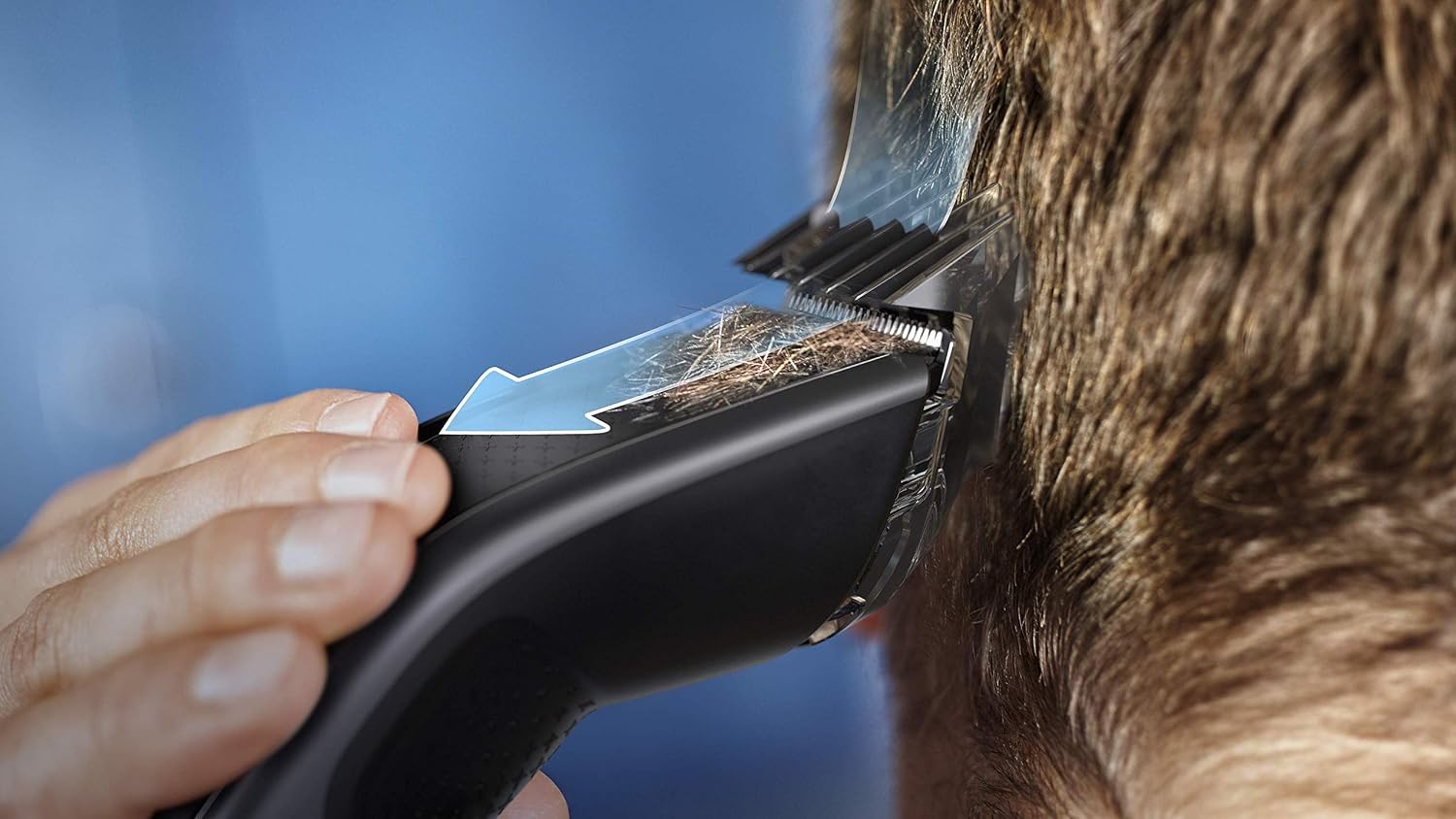 Philips Hair Clipper Series 7000, Washable Hair Clipper with DualCut Technology & 6 accessories, HC7650/14 - pokemaPhilips Hair Clipper Series 7000, Washable Hair Clipper with DualCut Technology & 6 accessories, HC7650/14