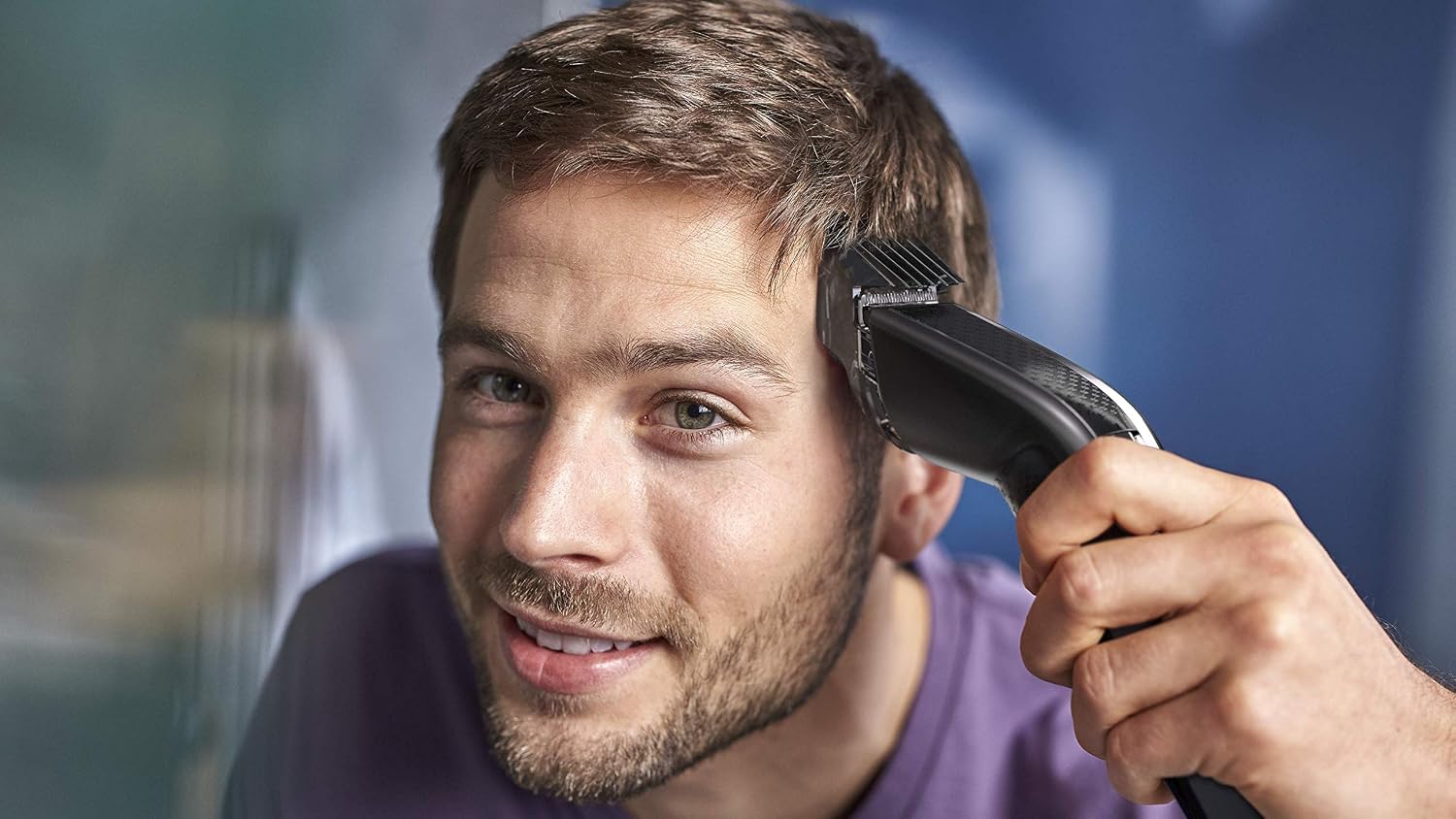 Philips Hair Clipper Series 7000, Washable Hair Clipper with DualCut Technology & 6 accessories, HC7650/14 - pokemaPhilips Hair Clipper Series 7000, Washable Hair Clipper with DualCut Technology & 6 accessories, HC7650/14