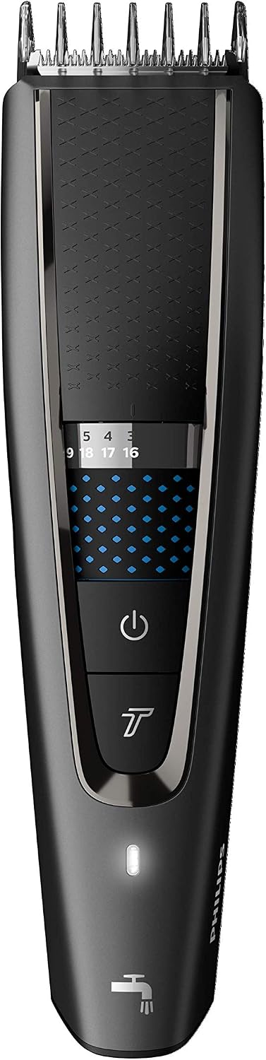 Philips Hair Clipper Series 7000, Washable Hair Clipper with DualCut Technology & 6 accessories, HC7650/14 - pokemaPhilips Hair Clipper Series 7000, Washable Hair Clipper with DualCut Technology & 6 accessories, HC7650/14