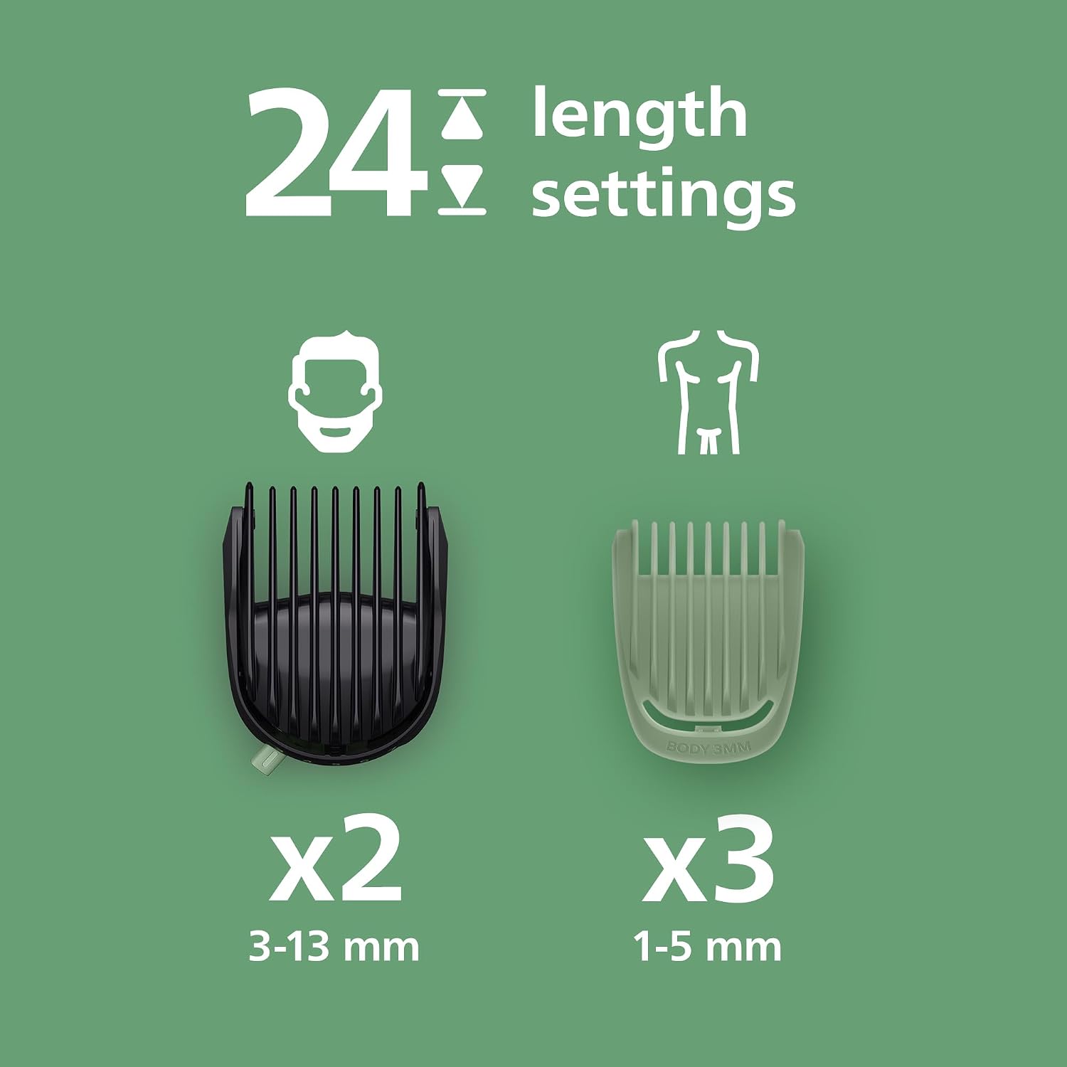 Philips Multigroom 7000 Series All-in-One 23-Piece Trimmer - Shaver and Clipper for Face, Head & Body, Self-sharpening Full Metal Blades, 24 Length Settings (0.5-16 mm), Model MG7963/28 - pokemaPhilips Multigroom 7000 Series All-in-One 23-Piece Trimmer - Shaver and Clipper for Face, Head & Body, Self-sharpening Full Metal Blades, 24 Length Settings (0.5-16 mm), Model MG7963/28