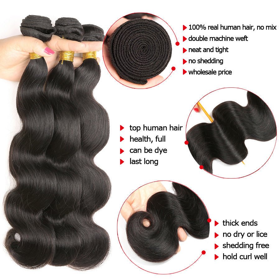 Piece Body Wave Human Hair Bundles - pokema9d536496e2792c0a6966bb86b7501213