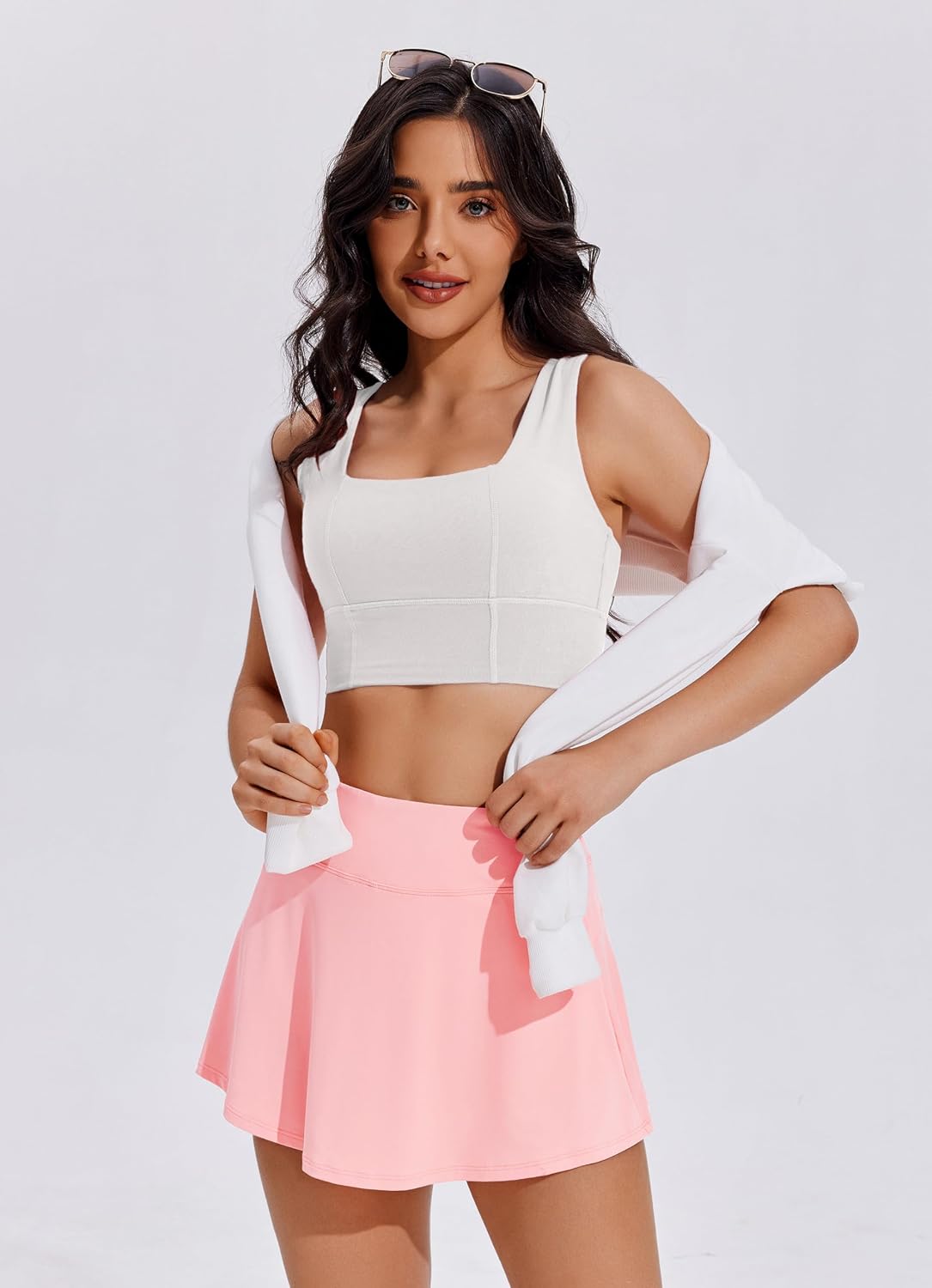 PINSPARK Tennis Skirts for Women Pleated Athletic Skort Lightweight Golf Skirts with Shorts Pocket Workout Pickleball - pokemaPINSPARK Tennis Skirts for Women Pleated Athletic Skort Lightweight Golf Skirts with Shorts Pocket Workout Pickleball