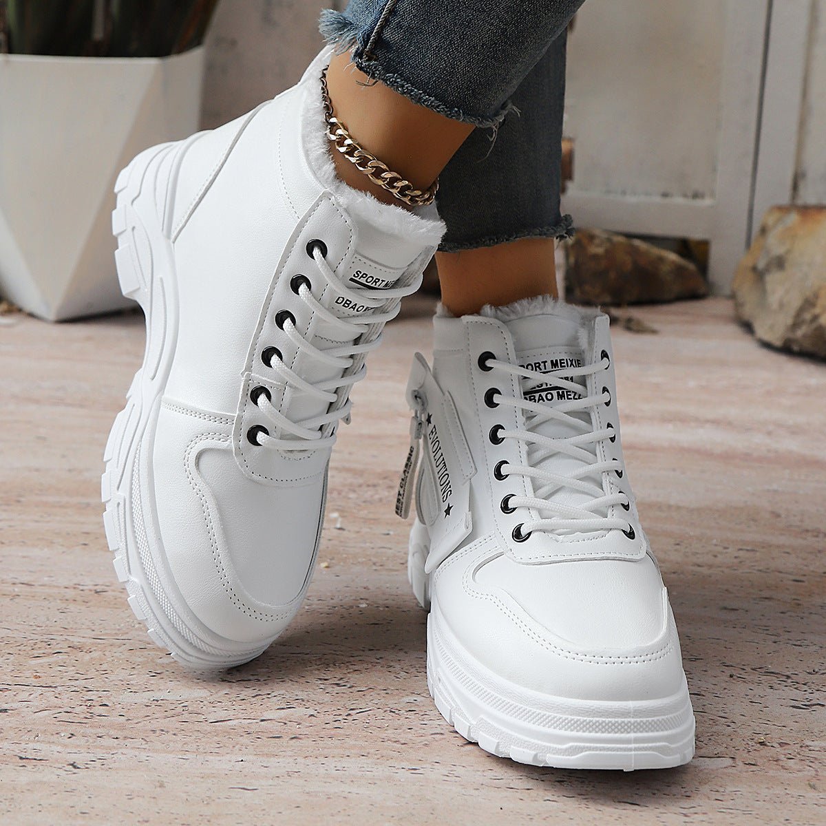 Plus-size Thick-soled Womens Snow Boots Winter New Style Platform - pokema515f9a8e743391d6c88e9067b212f100