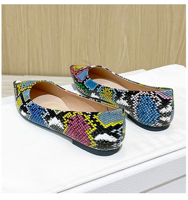 Pointed-toe Low-cut Womens Shoes In Soft Leather With A Soft Sole - pokema7ee89fb5080d0c593028fc9c35ea2fe4