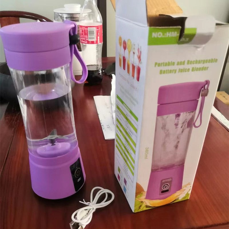 Portable Blender With USB Rechargeable Mini Kitchen Fruit Juice Mixer Home Simple Portable Electric Mini Juicer - pokema76d453f590842e191b57cfda99d2adcd