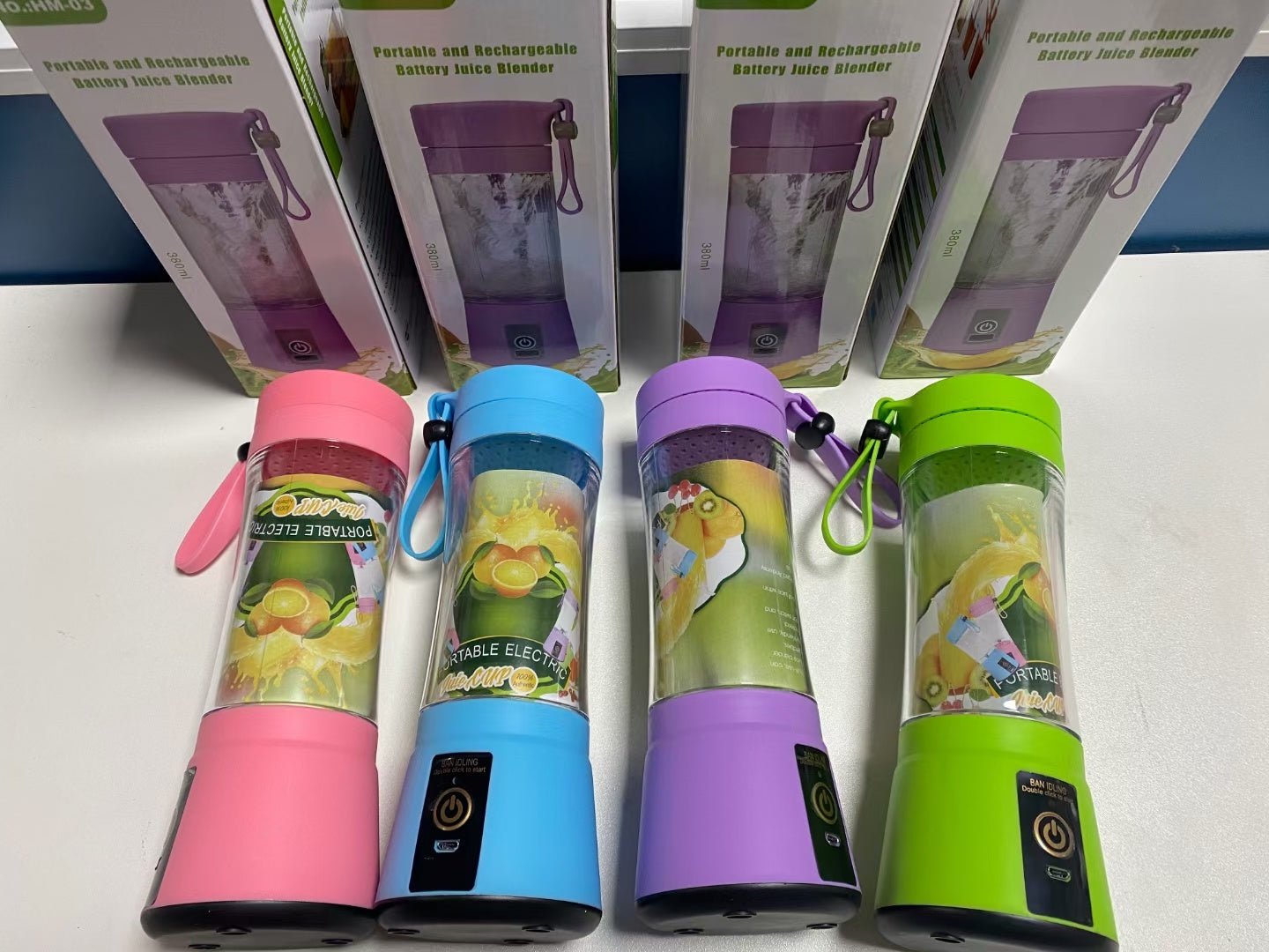 Portable Blender With USB Rechargeable Mini Kitchen Fruit Juice Mixer Home Simple Portable Electric Mini Juicer - pokema8e59d51aa2d0765664dfe508ea7d638b