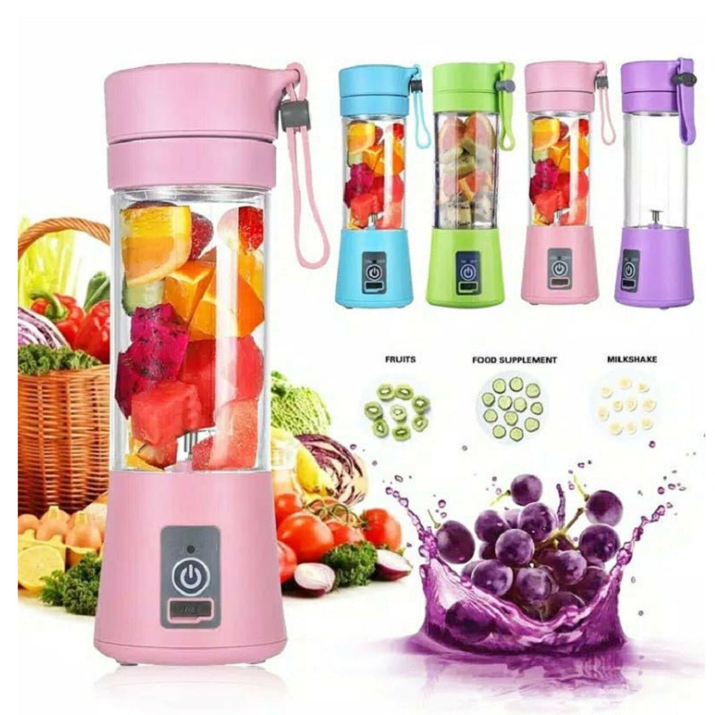 Portable Blender With USB Rechargeable Mini Kitchen Fruit Juice Mixer Home Simple Portable Electric Mini Juicer - pokema7f6c491f7a9e94f16be9cc7b3ffd18b4