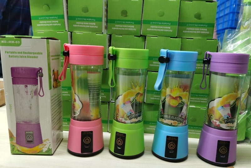 Portable Blender With USB Rechargeable Mini Kitchen Fruit Juice Mixer Home Simple Portable Electric Mini Juicer - pokema38ed6567e1e8c32398194b39a748461c