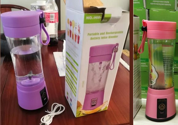 Portable Blender With USB Rechargeable Mini Kitchen Fruit Juice Mixer Home Simple Portable Electric Mini Juicer - pokemace354d7144e4f5960ac9452d3cb412d8