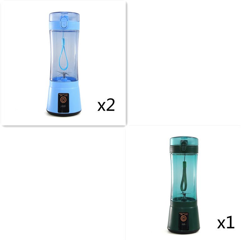 Portable Electric Fruit Juicer Wireless USB Rechargeable Mini Mixer Multifunction Summer Smoothie Blender Machine Kitchen Supplies - pokema66c0fc268e0733672e037df5c584a930