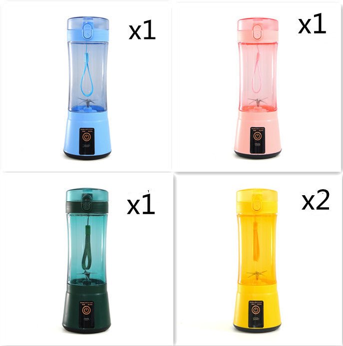 Portable Electric Fruit Juicer Wireless USB Rechargeable Mini Mixer Multifunction Summer Smoothie Blender Machine Kitchen Supplies - pokemaa70ec658d4a88ed246ccfeb57a67ae03