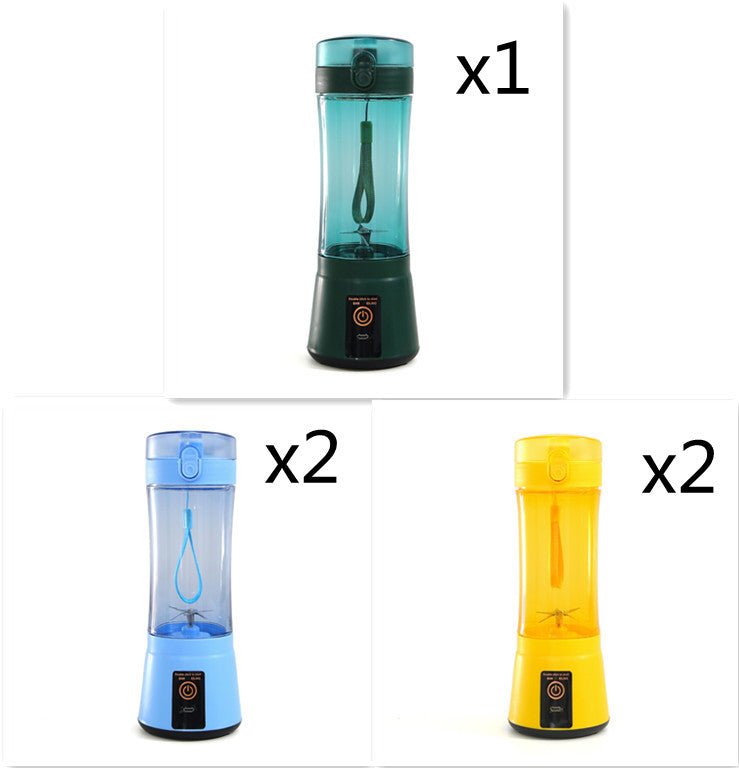 Portable Electric Fruit Juicer Wireless USB Rechargeable Mini Mixer Multifunction Summer Smoothie Blender Machine Kitchen Supplies - pokema927639d53f2806344be1e5246e166dcd