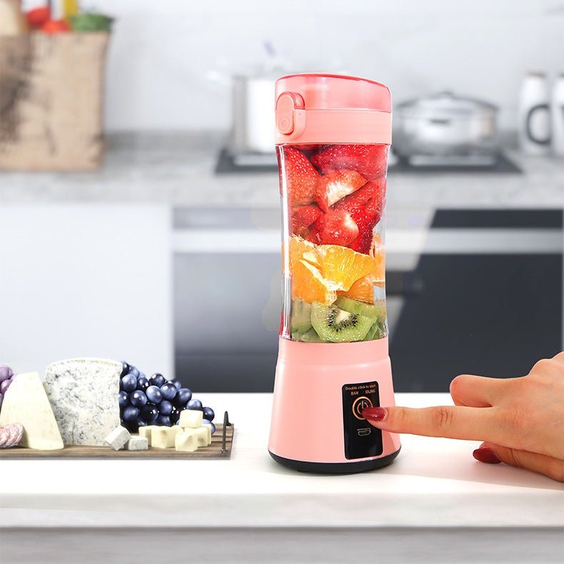 Portable Electric Fruit Juicer Wireless USB Rechargeable Mini Mixer Multifunction Summer Smoothie Blender Machine Kitchen Supplies - pokema28e03cda5b5ed7f392ff7a6b4c2bc4b1